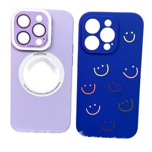 iPhone 14 Pro 6.1 inch Phone Cases Smiley Lot‎ of 2